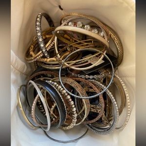 Dozens of women’s accessory bracelets